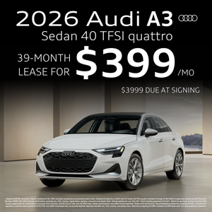 2026 Audi A3 40 TFSI quattro